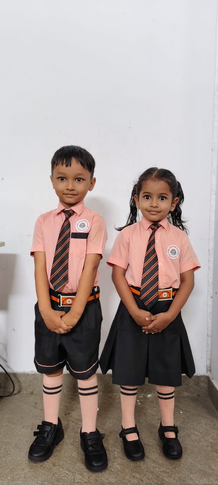 Uniform pattern for Grades I - III Boys and I - V Girls