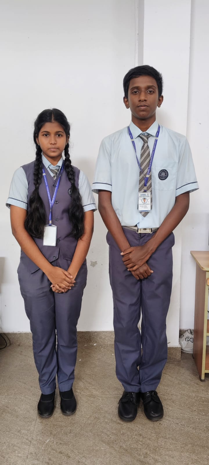 Uniform pattern for Grades XI and XII Boys and Girls